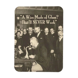 Magnet Flexible Un fil fait de verre, une technologie humoristique