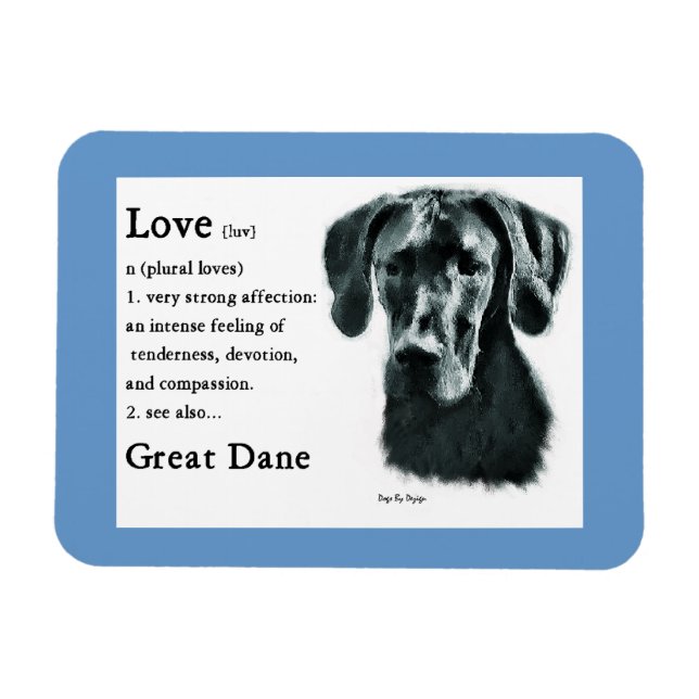 Magnet Flexible Un Grand Amour Dane Est (Horizontal)
