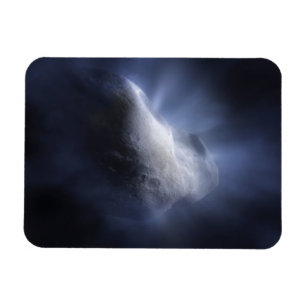 Magnet Flexible Un Gros Plan Illustratif Du Temple De La Comète.