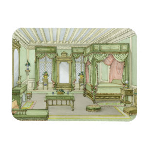 Magnet Flexible Un intérieur de chambre à coucher en style de