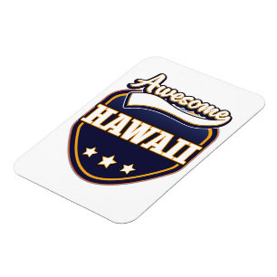 Magnet Flexible Un logo sportif Hawaii génial