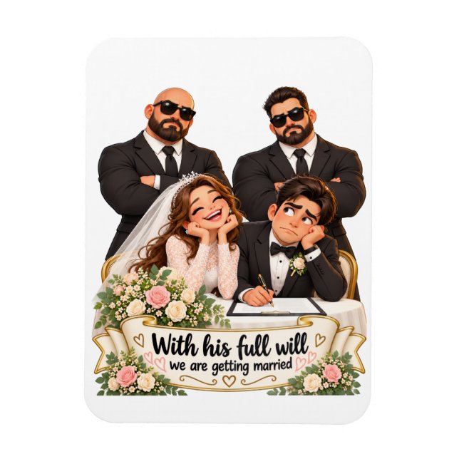 Magnet Flexible Un mariage librement consenti (Vertical)