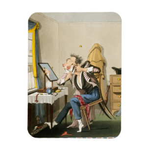 Magnet Flexible Un rasoir émoussé, pub. par chasse, 1827 (etchin
