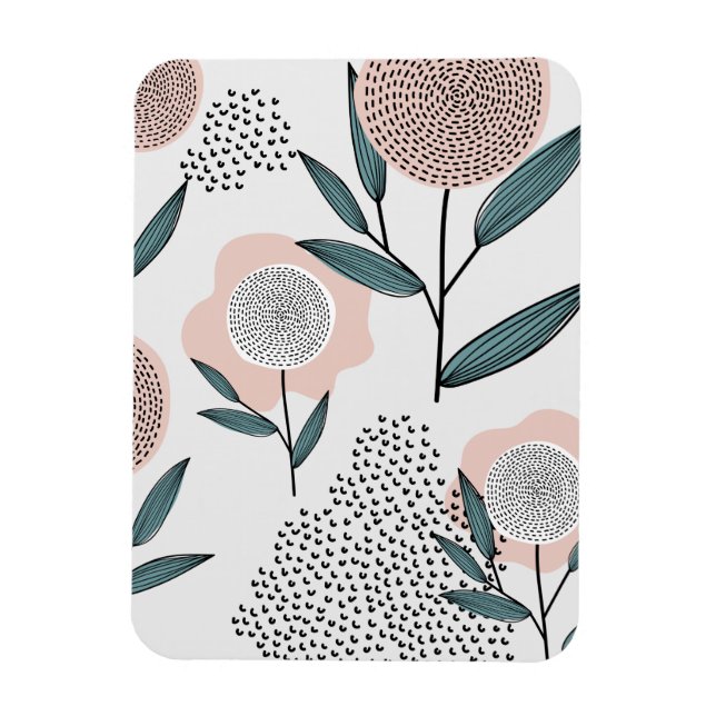 Magnet Flexible Un rose (Vertical)