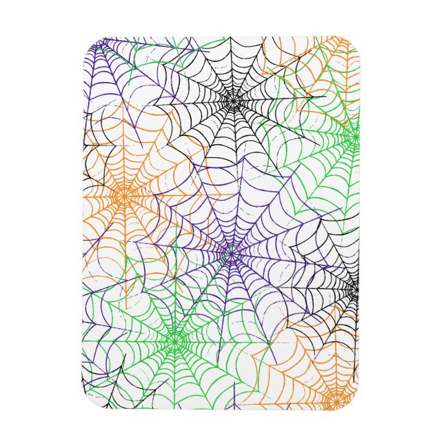 Magnet Flexible Un simple Motif Web d'Halloween Spider (Vertical)