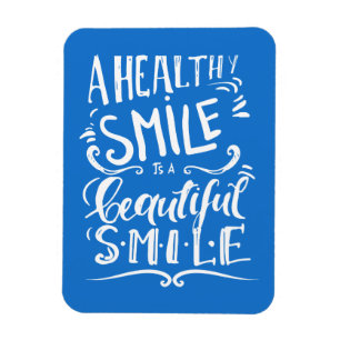 Magnet Flexible Un sourire sain est un beau sourire