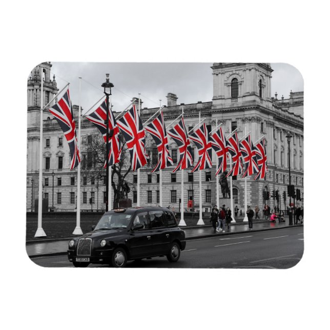 Magnet Flexible Un souvenir d'image de scène londonienne (Horizontal)