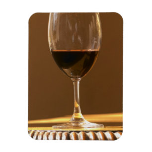 Magnet Flexible Un verre de rouge Château Belgrave au soleil -