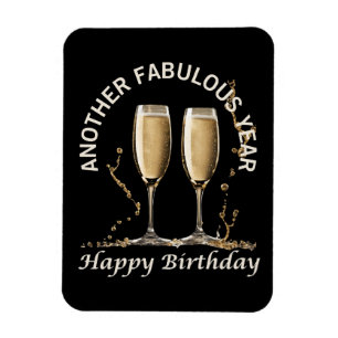 Magnet Flexible Une autre année fabuleuse Joyeuse fête de naissanc