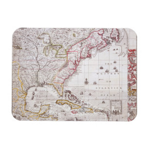 Magnet Flexible Une carte de l'Empire Britannique en Amérique