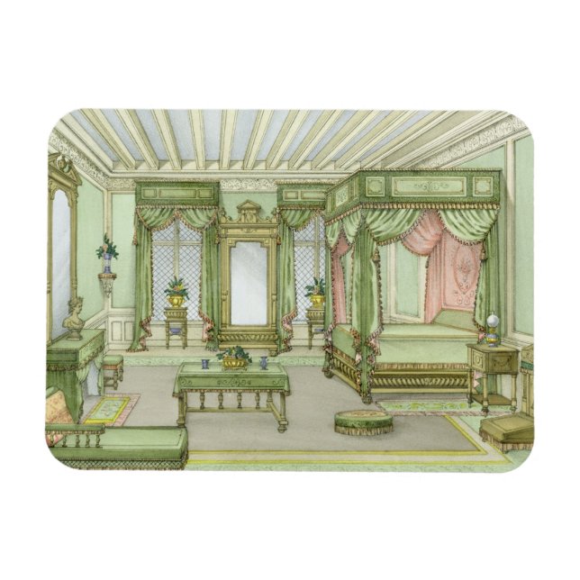 Magnet Flexible Une chambre à l'intérieur de style Henri II (litho (Horizontal)