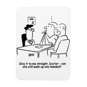 Magnet Flexible Une femme a un bras cassé dans une fronde