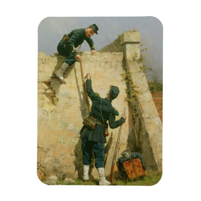 Magnet Flexible Une fuite rapide (huile sur panneau) (Vertical)