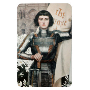 Magnet Flexible Une gravure de Jeanne d'Arc en 1903