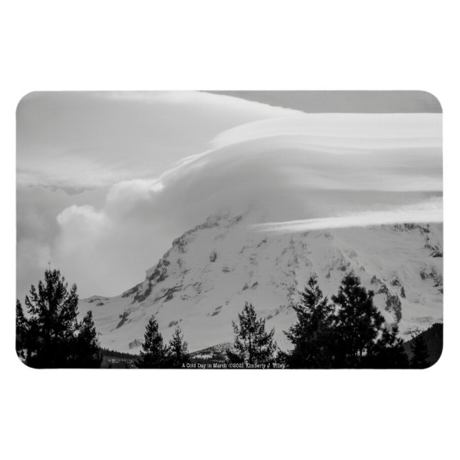 Magnet Flexible Une journée froide en mars (Horizontal)