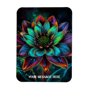 Magnet Flexible Une magnifique grande fleur exotique en fleurs