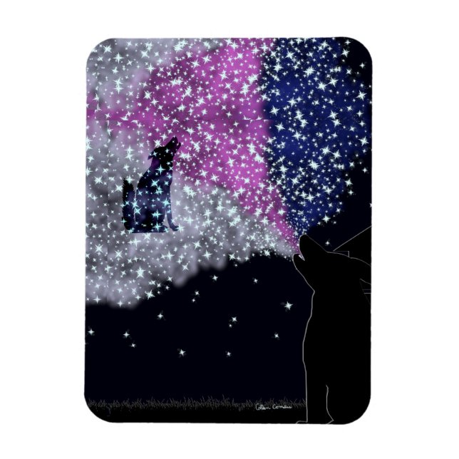 Magnet Flexible Une nuit d'été avec Sirius (Vertical)