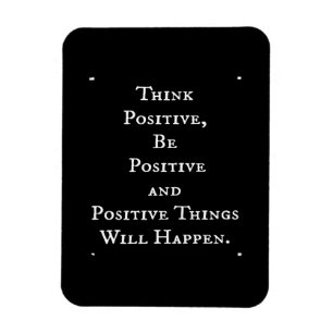 MAGNET FLEXIBLE UNE VIE POSITIVE DES CITATIONS MOTIVATIVES PENSER 