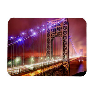 Magnet Flexible Une vue venteuse et pluvieuse de soirée de fort