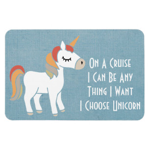 Magnet Flexible Unicorn Funny Cruise Ship Cabine Stateroom Door