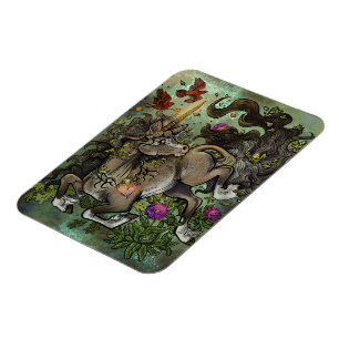 Magnet Flexible Unicorne au coeur sauvage