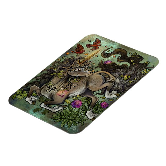 Magnet Flexible Unicorne au coeur sauvage (Côté Gauche)