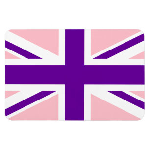 Magnet Flexible Union Jack rose violet