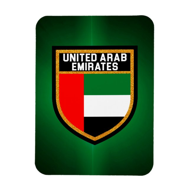 Magnet Flexible United Arab Emirat Flag (Vertical)