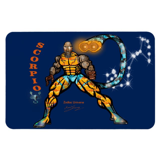 Magnet Flexible Univers Zodiac - Aimant Scorpio (Horizontal)