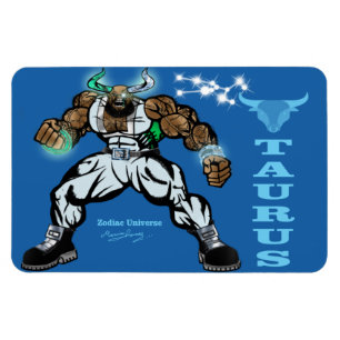 Magnet Flexible Univers zodiaque - Aimant 4 x 6 taurus
