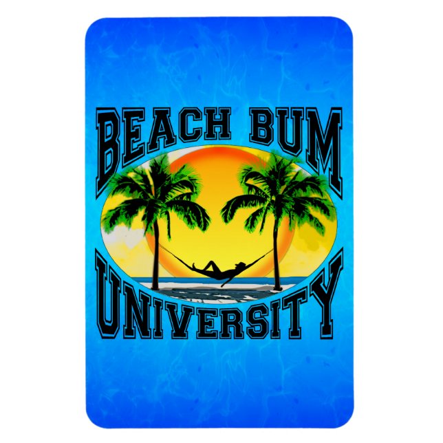 Magnet Flexible Université Beach Bum (Vertical)