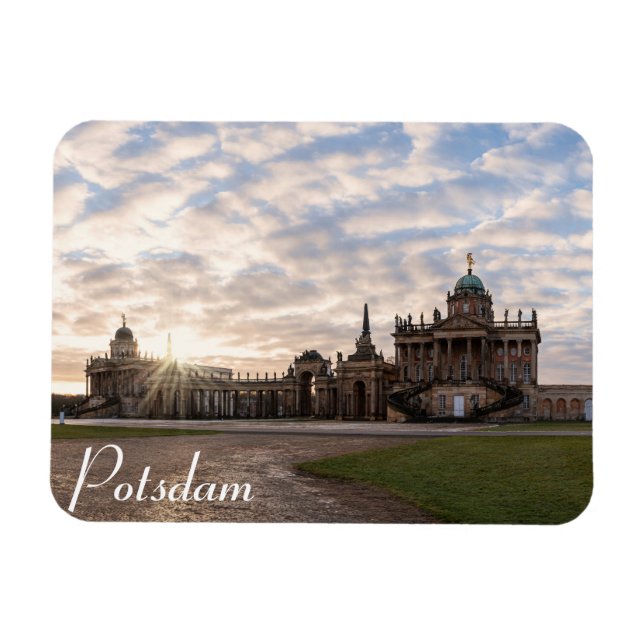 Magnet Flexible Université de Potsdam au coucher du soleil en Alle (Horizontal)