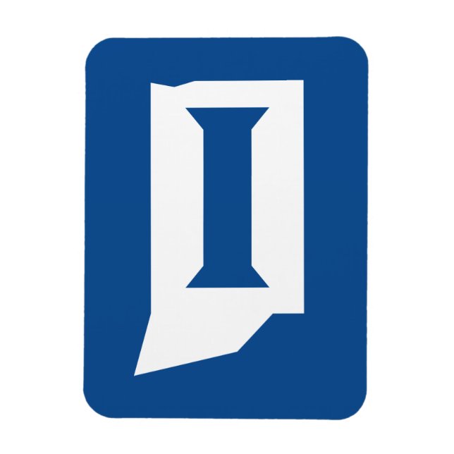 Magnet Flexible Université d'État de l'Indiana (Vertical)
