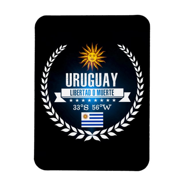 Magnet Flexible Uruguay (Vertical)