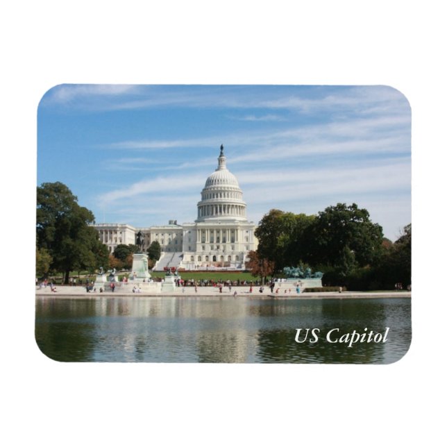 Magnet Flexible US Capitol Building (Horizontal)