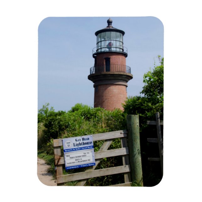 Magnet Flexible USA, Massachusetts, Martha's Vineyard, Aquinnah. (Vertical)
