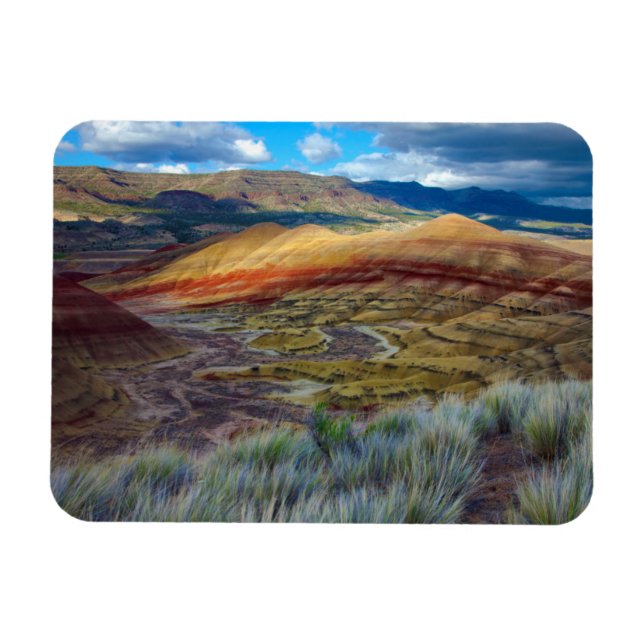 Magnet Flexible USA, Oregon. Paysage Des Collines Peintes (Horizontal)