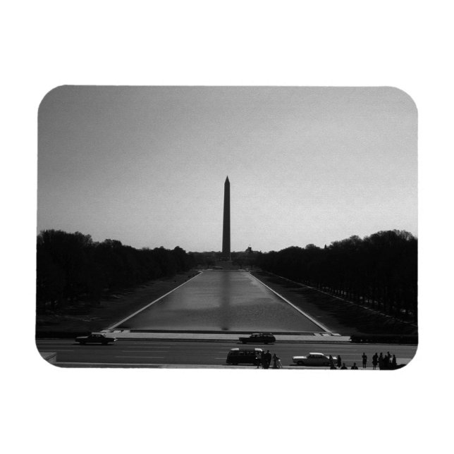 Magnet Flexible USA Washington Monument 1970 (Horizontal)