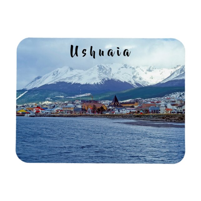 Magnet Flexible Ushuaia célèbre - Terre de Feu, Argentine (Horizontal)