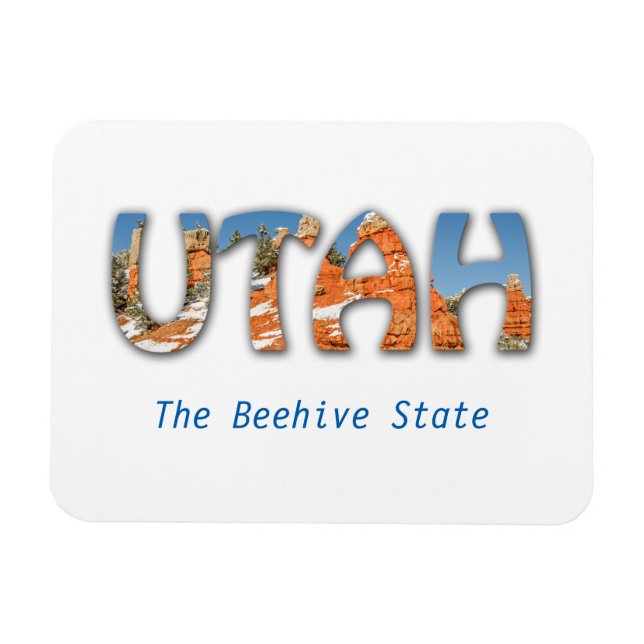 Magnet Flexible Utah, L'État De La ruche (Horizontal)