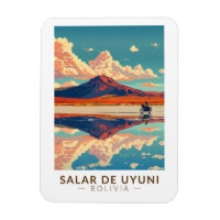 Uyuni Salt Flat Bolivia Motorcycle Travel Art