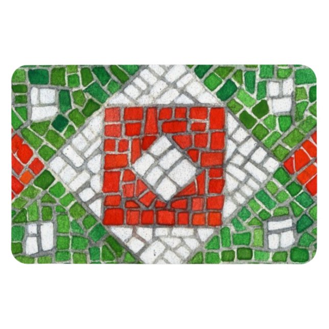 Magnet Flexible VACANCES MOSAIC 4x6 Aimant flexible (Horizontal)