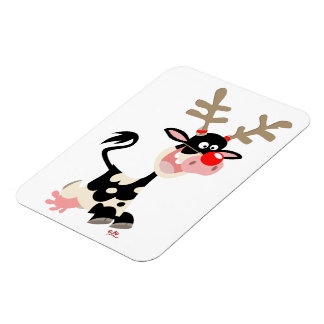 Magnet Flexible Vache de Noël ou renne ? Aimant flexible