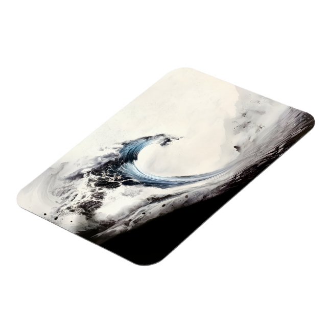 Magnet Flexible Vague bleue encrée (Côté Gauche)