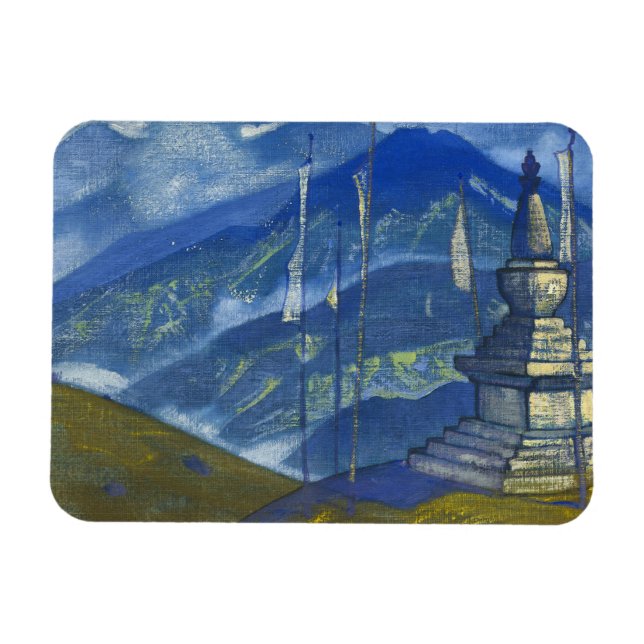 Magnet Flexible Vagues de Mist, 1924 par Nicholas Roerich (Horizontal)