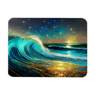 Magnet Flexible Vagues océaniques clignantes