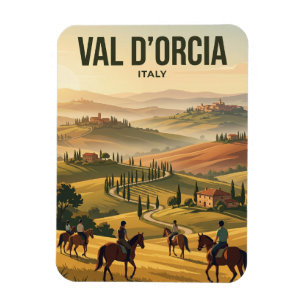 Magnet Flexible Val d'Orcia Italie