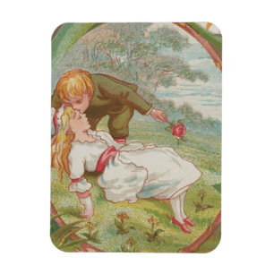Magnet Flexible Valentine douce et innocente vintage, Kate Greenwa