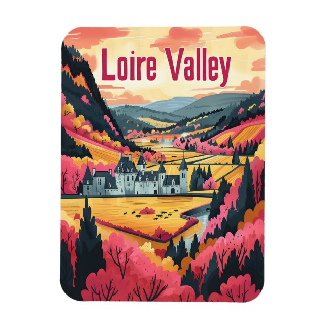 Magnet Flexible Vallée de la Loire (Vertical)