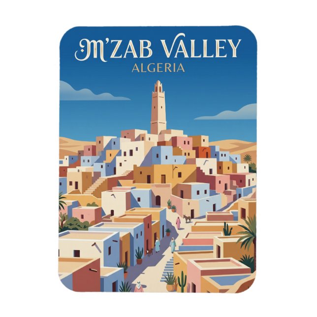 Magnet Flexible Vallée du M'Zab Algérie (Vertical)